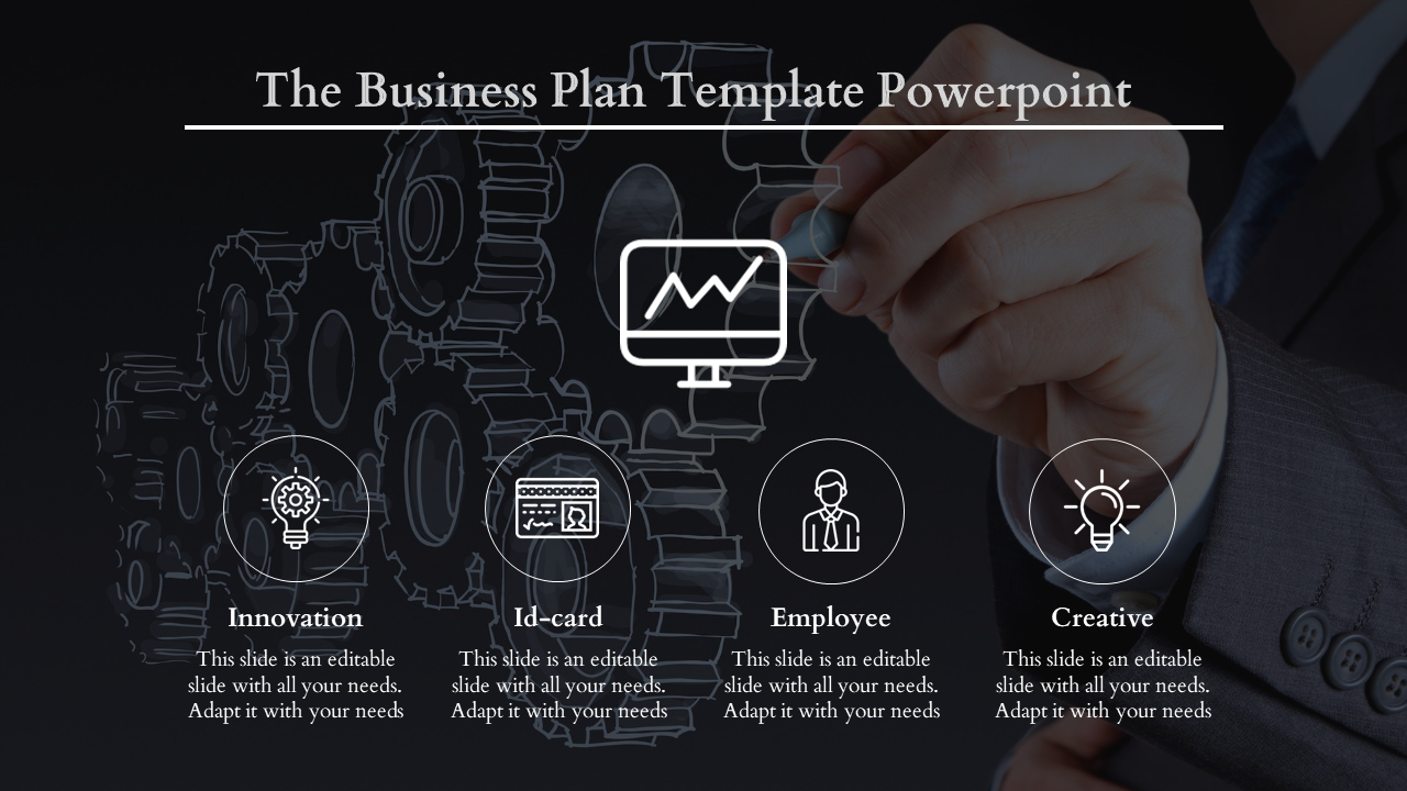 Elegant Business Plan Template PowerPoint Presentation
